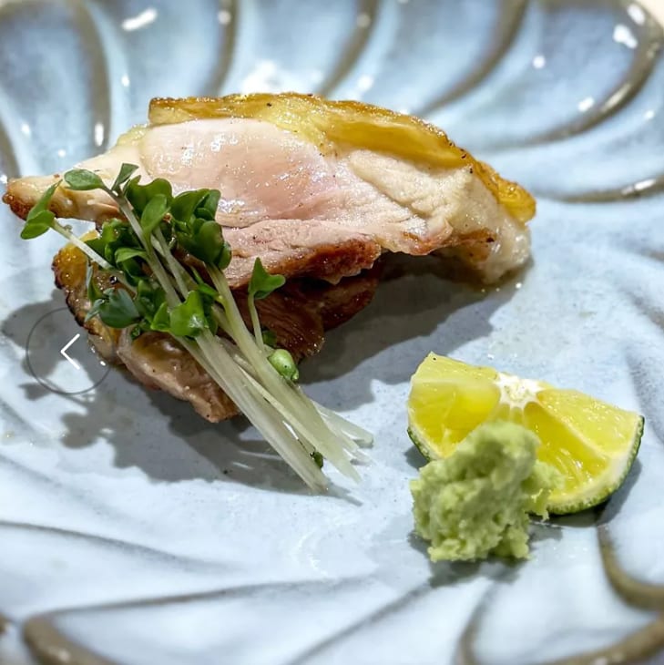 前菜の鶏料理